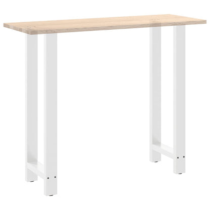 Bar Table Legs White 2 pcs 40x(110-111) cm Steel