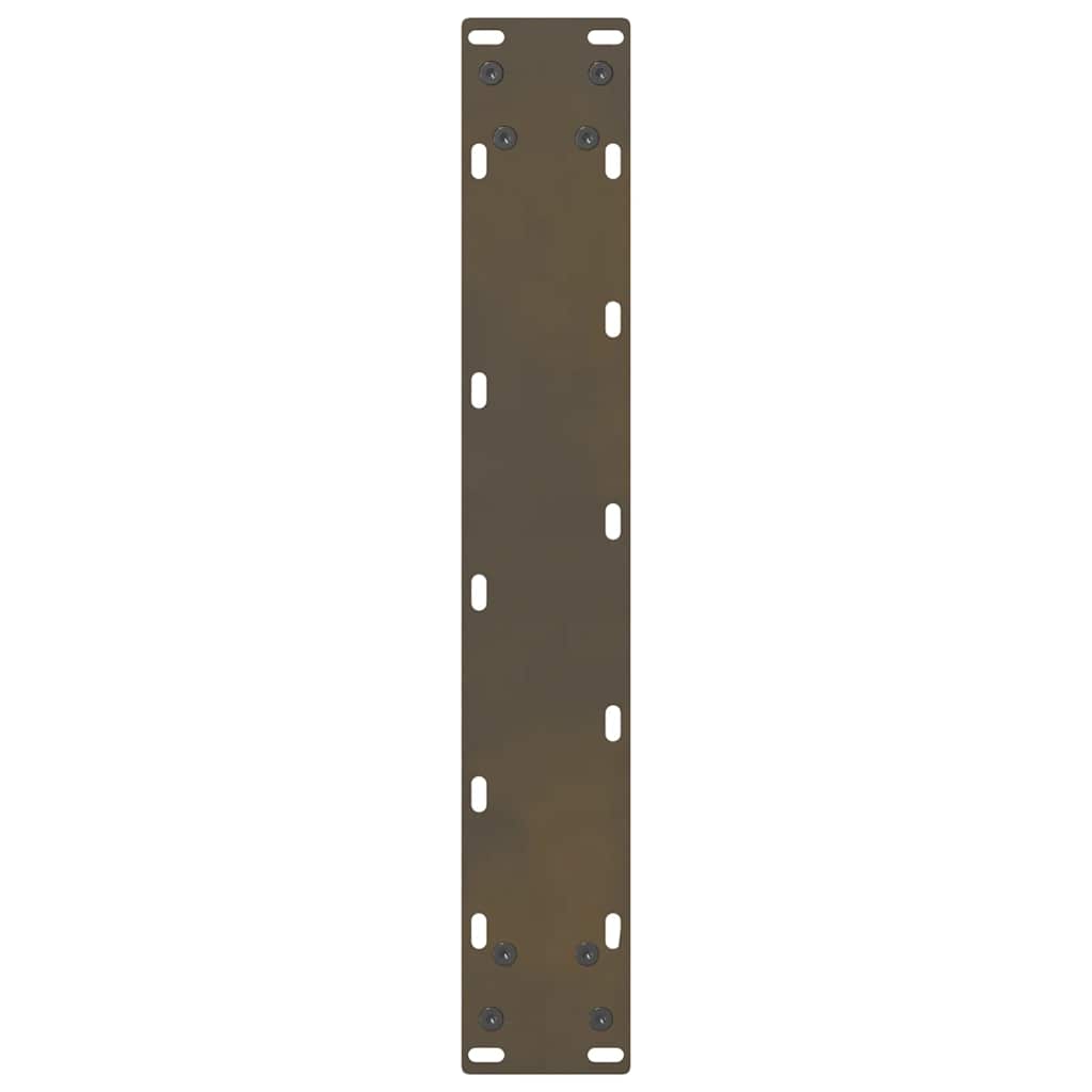 Bar Table Legs Natural Steel 2 pcs 40x(110-111) cm Steel