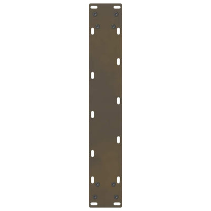 Bar Table Legs Natural Steel 2 pcs 40x(110-111) cm Steel
