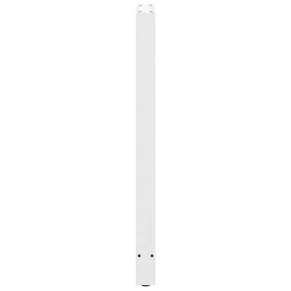 Bar Table Legs White 2 pcs 50x(110-111) cm Steel