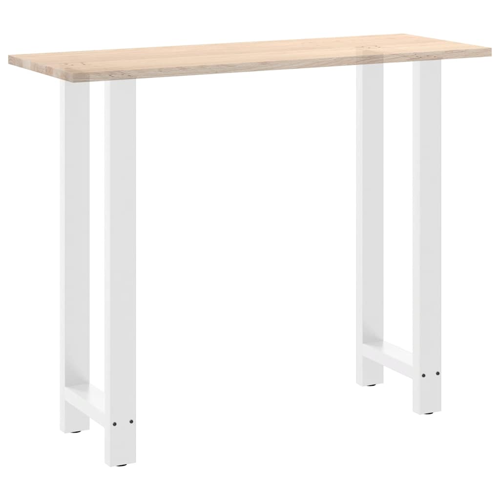 Bar Table Legs White 2 pcs 50x(110-111) cm Steel