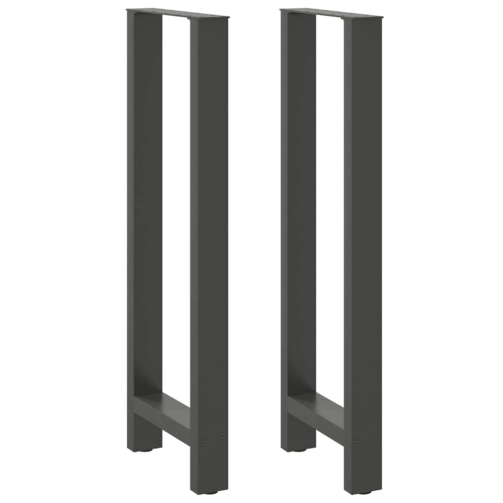 Bar Table Legs Anthracite 2 pcs 50x(110-111) cm Steel