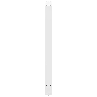 Bar Table Legs White 2 pcs 60x(110-111) cm Steel