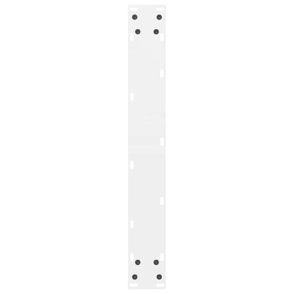 Bar Table Legs White 2 pcs 60x(110-111) cm Steel