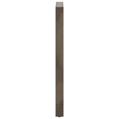 Bar Table Legs Natural Steel 2 pcs 60x(110-111) cm Steel