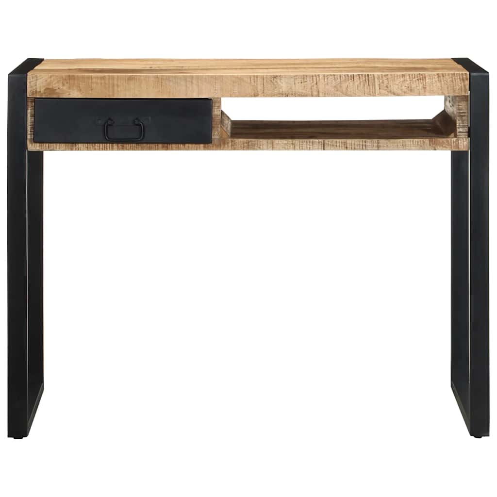 Desk 100x50x75 cm Solid Rough Wood Mango