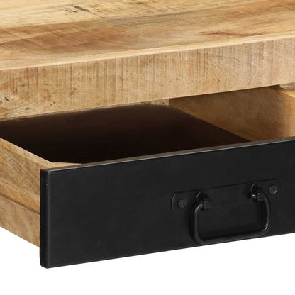 Desk 100x50x75 cm Solid Rough Wood Mango