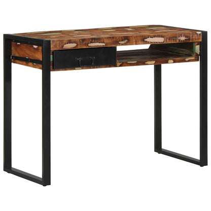 Desk Multicolour 100x50x75 cm Solid Wood Reclaimed
