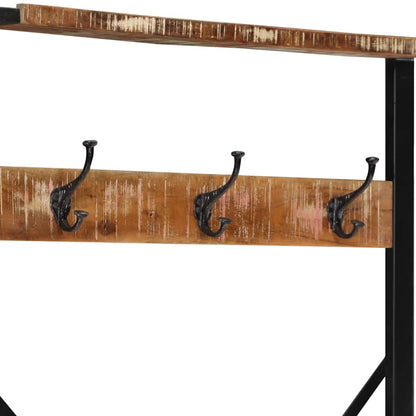 Clothes Rack Multicolour 80x40x190 cm Solid Wood Reclaimed