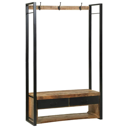 Clothes Rack Brown 110 x 40 x 179 cm Solid Mango wood