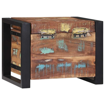 Storage Chests Multicolour 40 x 30 x 30 cm Solid Reclaim wood