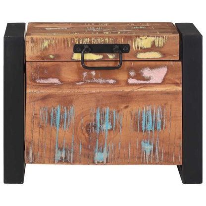 Storage Chests Multicolour 40 x 30 x 30 cm Solid Reclaim wood