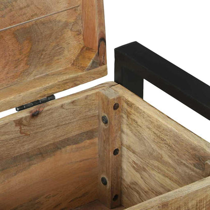 Storage Chests Brown 60 x 30 x 30 cm Solid Mango wood