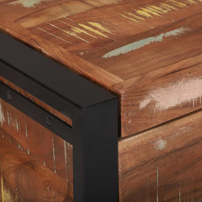 Storage Chests Multicolour 60 x 30 x 30 cm Solid Reclaim wood