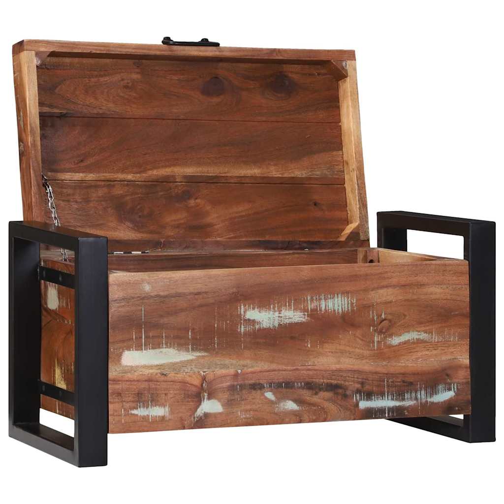 Storage Chests Multicolour 60 x 30 x 30 cm Solid Reclaim wood