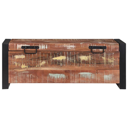 Storage Chests Multicolour 80 x 30 x 30 cm Solid Reclaim wood