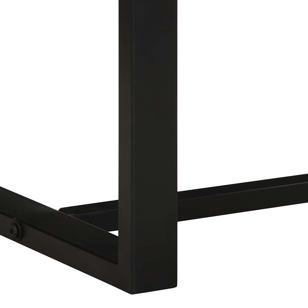 Bench 80x35x45 cm Solid Rough Wood Mango