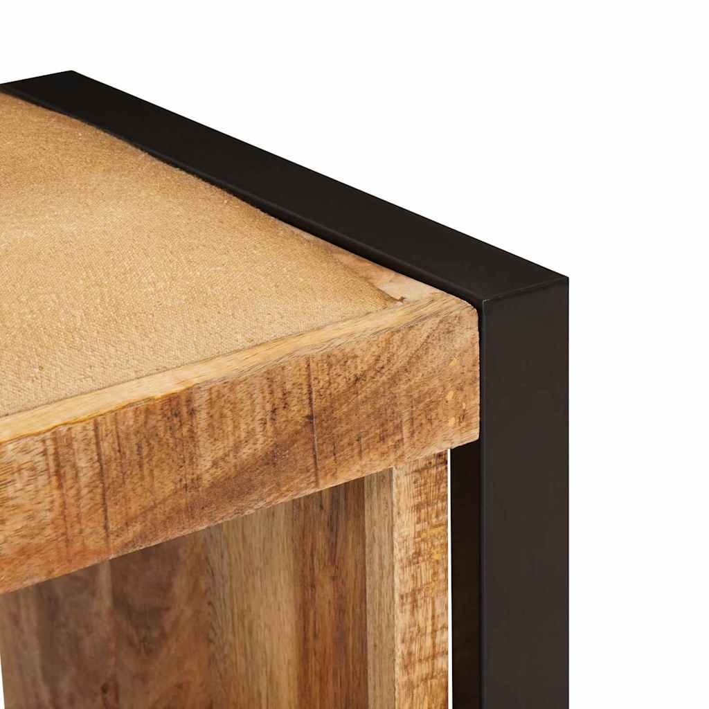 Storage Bench Brown 80 x 35 x 40 cm Solid Mango wood