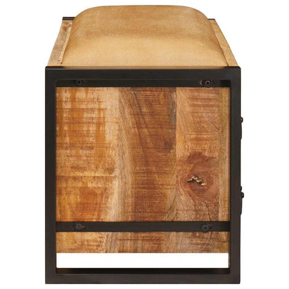 Storage Bench Brown 80 x 35 x 40 cm Solid Mango wood