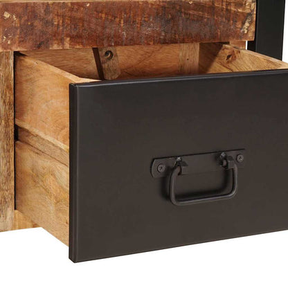 Valet Stand with Drawer Brown 40 x 40 x 90 cm Solid Mango Wood