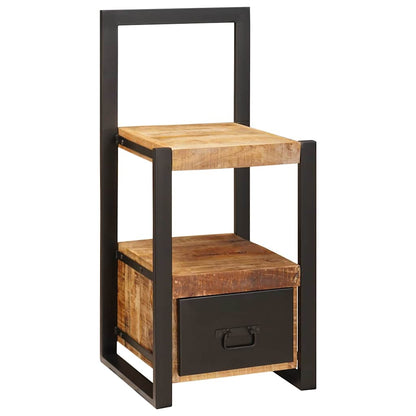 Valet Stand with Drawer Brown 40 x 40 x 90 cm Solid Mango Wood