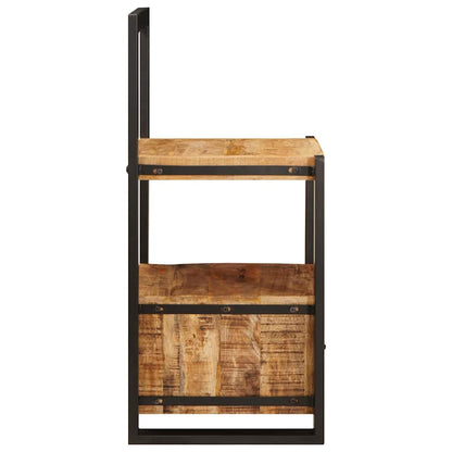 Valet Stand with Drawer Brown 40 x 40 x 90 cm Solid Mango Wood