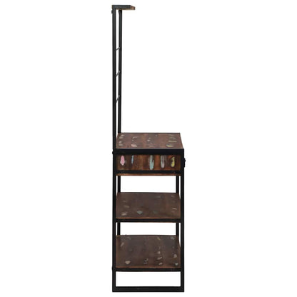 Kitchen Rack Multicolour and Black 80 x 40 x 160 cm