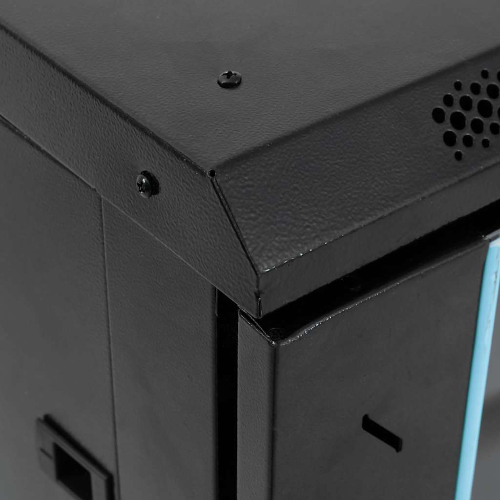 15U Network Cabinet 19" IP20 Black 60x45x86 cm