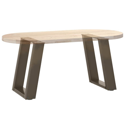 Coffee Table Legs U-Shaped 2 pcs Natural Steel 28x(42-43) cm Steel