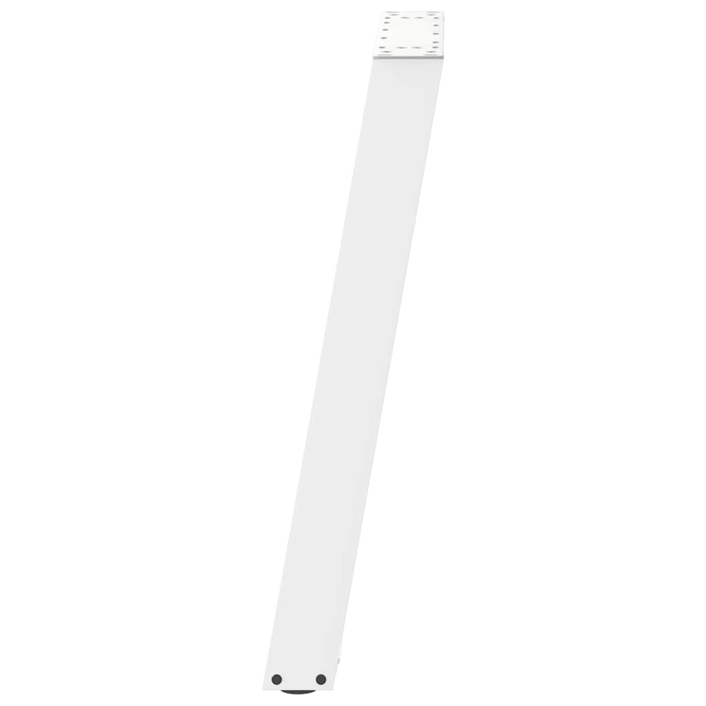 Console Table Legs U-Shaped 2 pcs White 38x(72-73) cm Steel