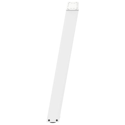 Console Table Legs U-Shaped 2 pcs White 38x(72-73) cm Steel