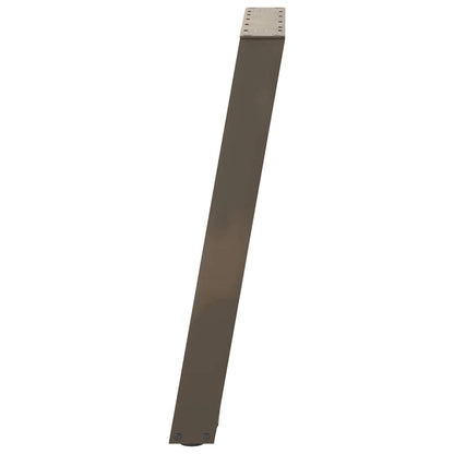 Console Table Legs U-Shaped 2 pcs Natural Steel 38x(72-73) cm Steel