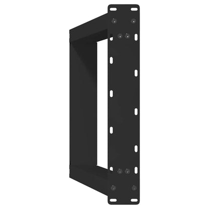 Dining Table Legs U-Shaped 2 pcs Black 50x(72-73) cm Steel