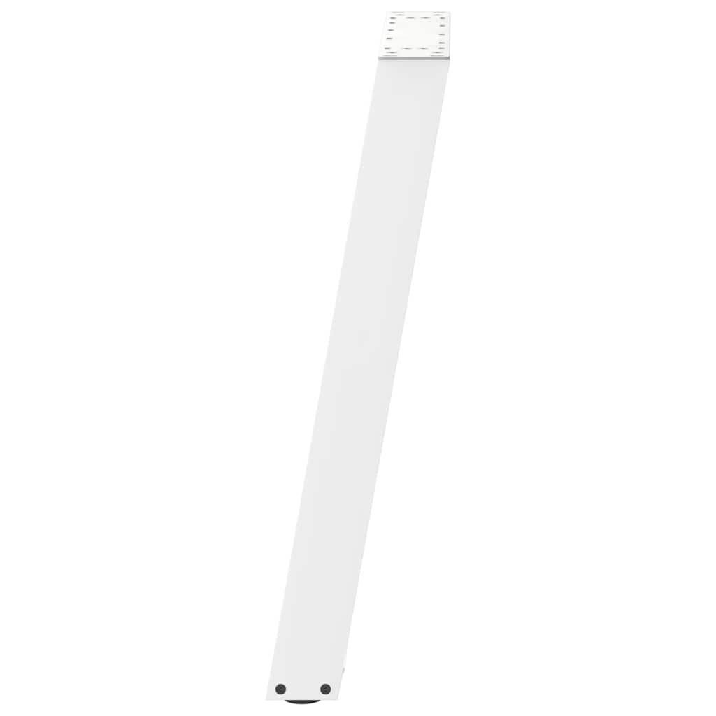 Dining Table Legs U-Shaped 2 pcs White 50x(72-73) cm Steel