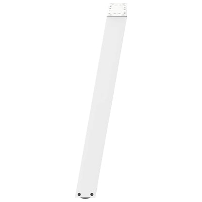 Dining Table Legs U-Shaped 2 pcs White 50x(72-73) cm Steel