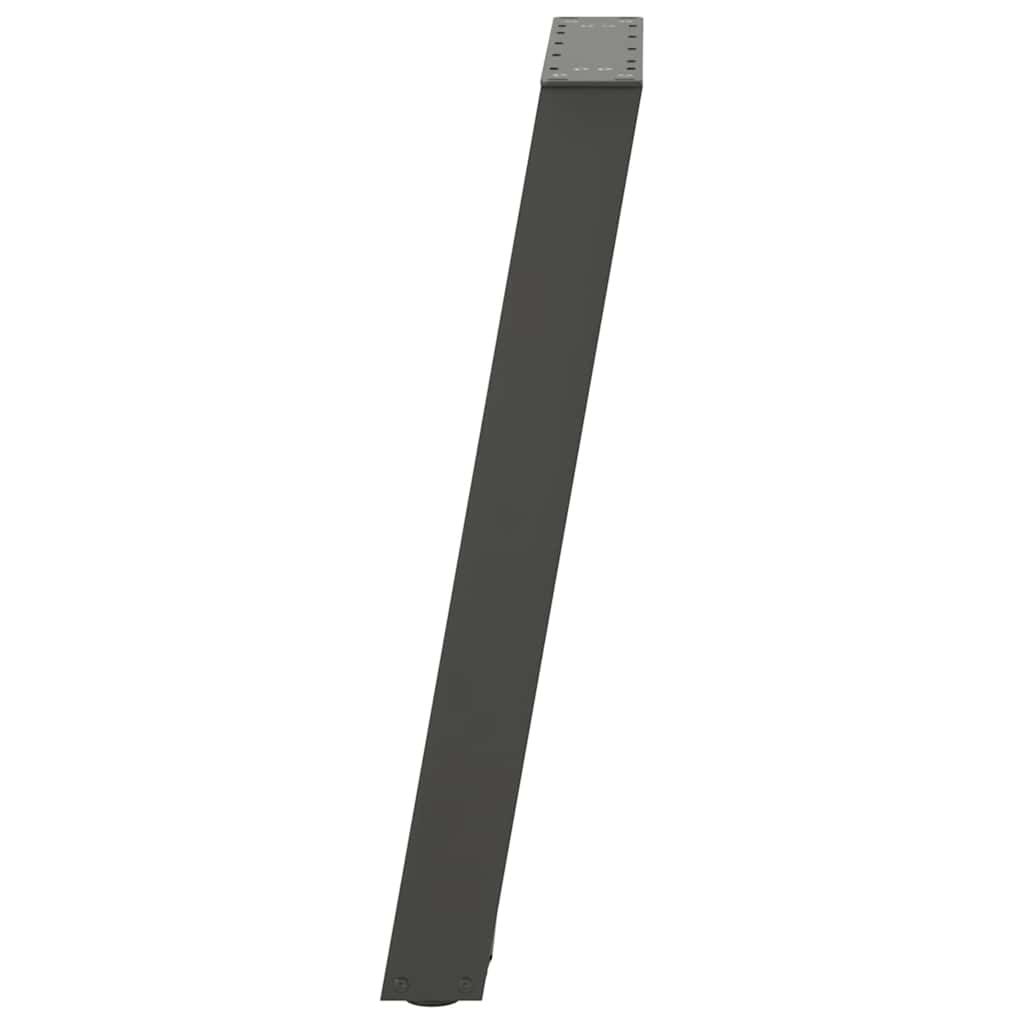 Dining Table Legs U-Shaped 2 pcs Anthracite 50x(72-73) cm Steel