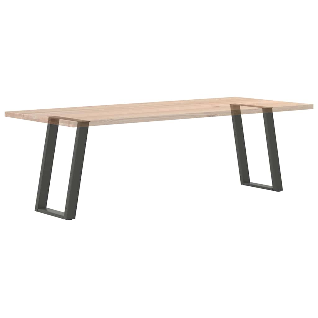 Dining Table Legs U-Shaped 2 pcs Anthracite 50x(72-73) cm Steel