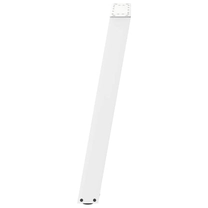 Dining Table Legs U-Shaped 2 pcs White 60x(72-73) cm Steel
