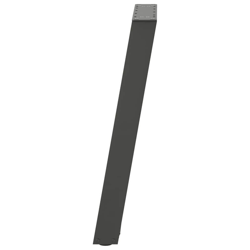 Dining Table Legs U-Shaped 2 pcs Anthracite 60x(72-73) cm Steel
