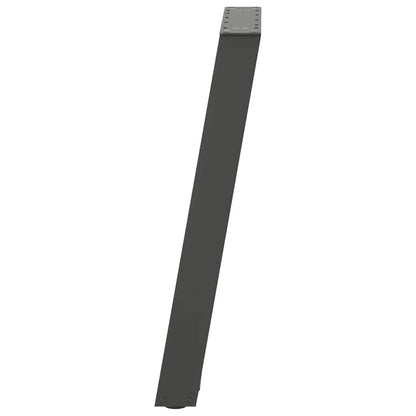 Dining Table Legs U-Shaped 2 pcs Anthracite 60x(72-73) cm Steel