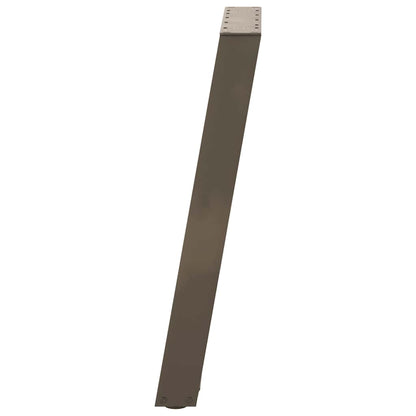 Dining Table Legs U-Shaped 2 pcs Natural Steel 60x(72-73) cm Steel