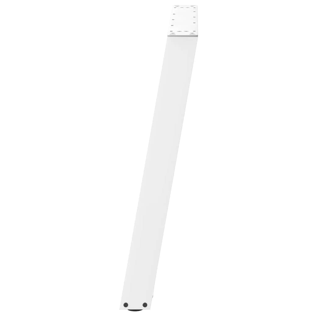 Dining Table Legs U-Shaped 2 pcs White 70x(72-73) cm Steel