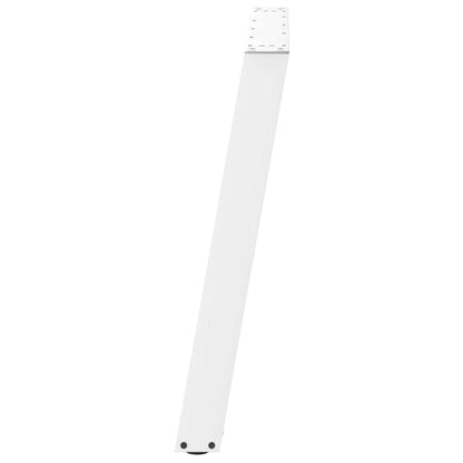 Dining Table Legs U-Shaped 2 pcs White 70x(72-73) cm Steel