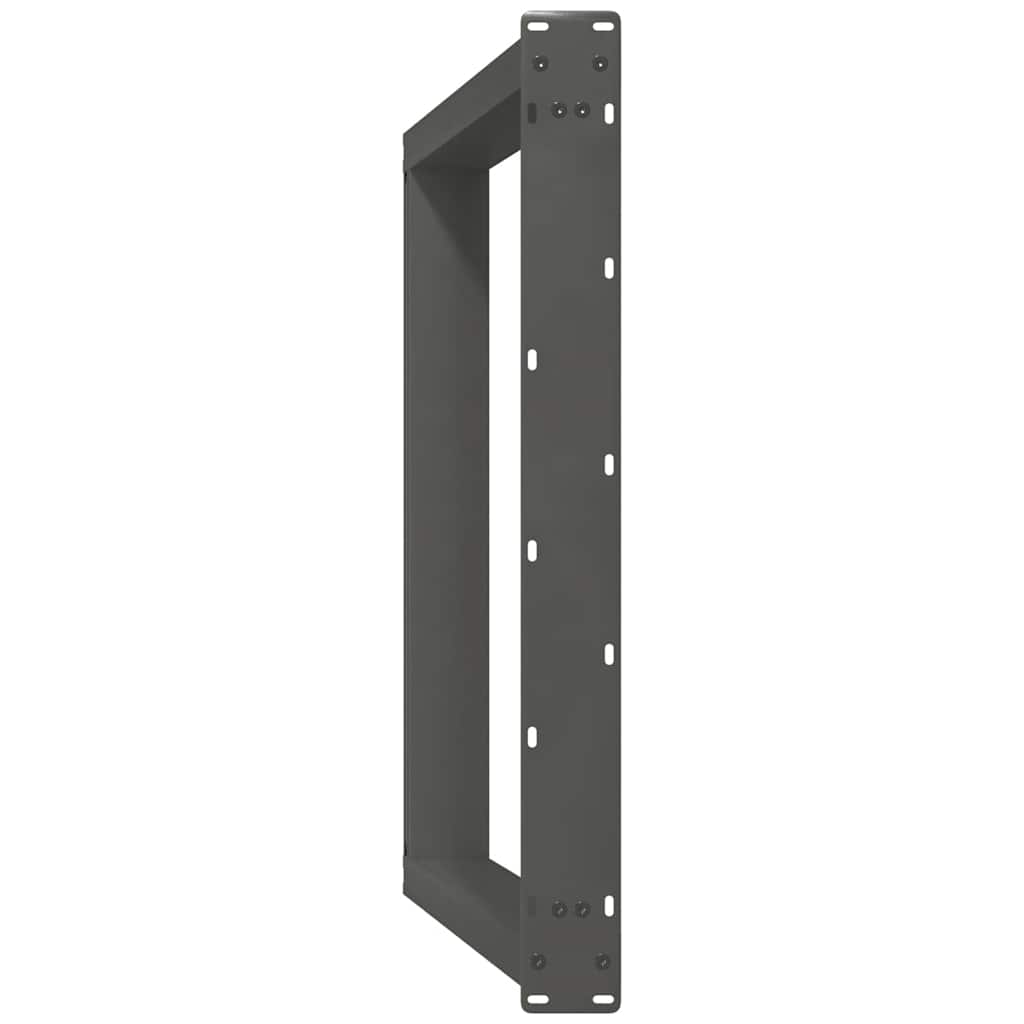 Dining Table Legs U-Shaped 2 pcs Anthracite 80x(72-73) cm Steel