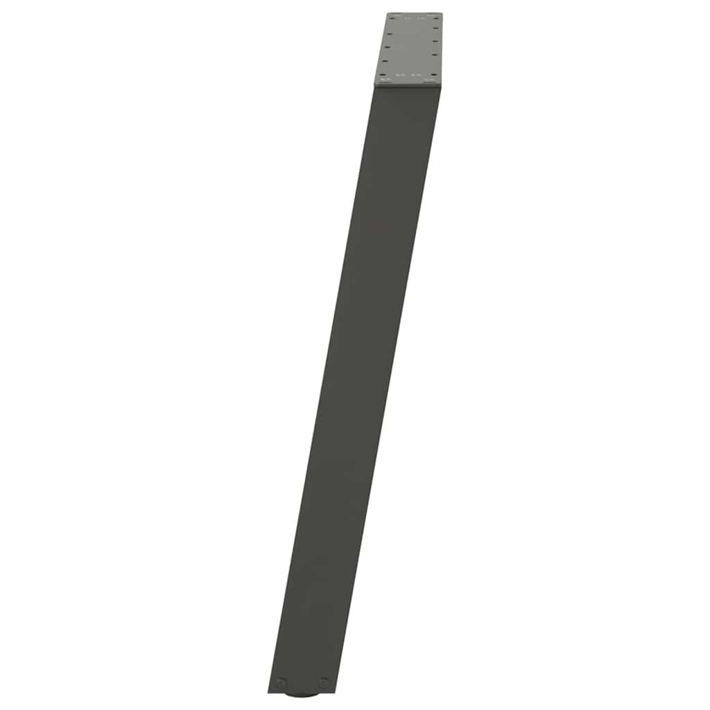 Dining Table Legs U-Shaped 2 pcs Anthracite 90x(72-73) cm Steel