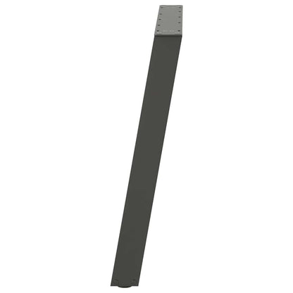 Dining Table Legs U-Shaped 2 pcs Anthracite 90x(72-73) cm Steel