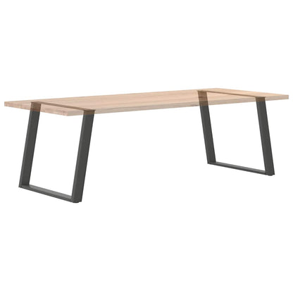 Dining Table Legs U-Shaped 2 pcs Anthracite 90x(72-73) cm Steel