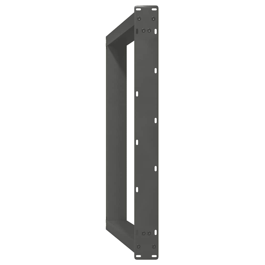 Dining Table Legs U-Shaped 2 pcs Anthracite 100x(72-73) cm Steel