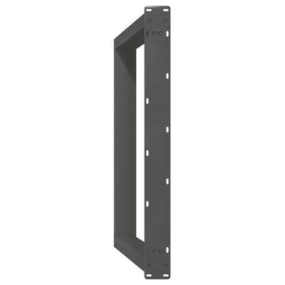 Dining Table Legs U-Shaped 2 pcs Anthracite 100x(72-73) cm Steel