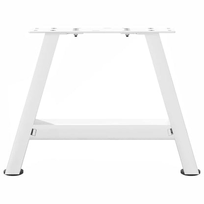 Coffee Table Legs A-Shaped 2 pcs White 30x(30-31) cm Steel